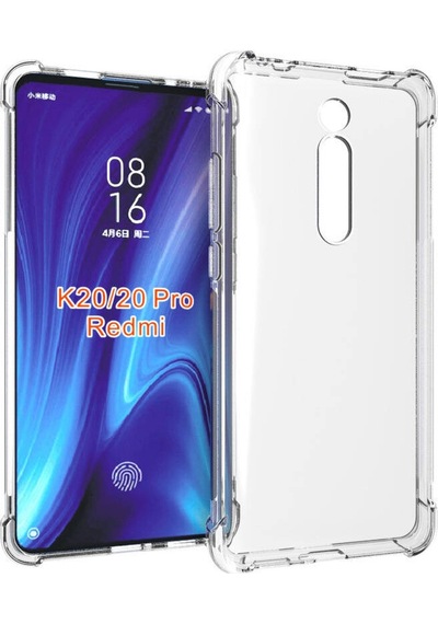 Xiaomi Redmi K20 Kılıf Şeffaf Nitro Anti Shock Kapak
