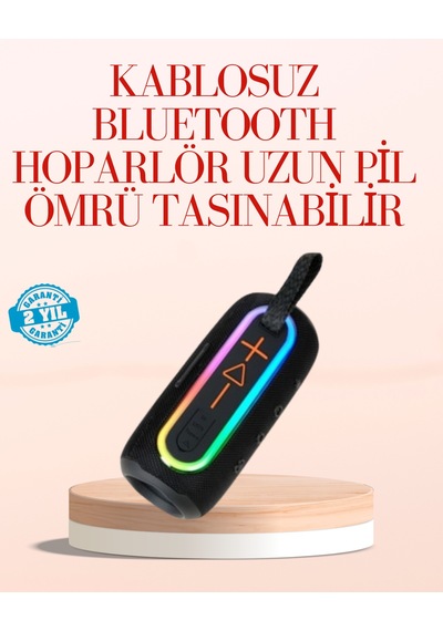 Taşınabilir Bluetooth Hoparlör Kırmızı Ip67 Su Geçirmez