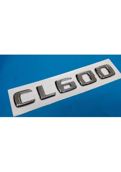 Benz Cl 600 Krom Bagaj Yazısı 3m 3d Abs