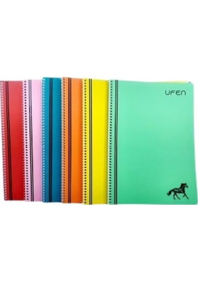 A4 Defter Pp Telli Spiralli Yaprak 72 Yaprak-Kareli