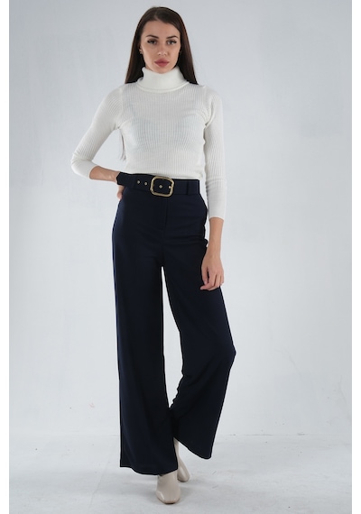 Lacivert Bol Paça Pantolon 3974959.02 Lacivert