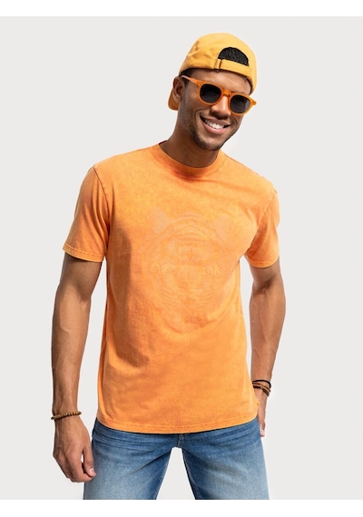 LOFT Regular Fit Erkek Tshirt K.kol Lf2036436 Q1.v1 Turuncu
