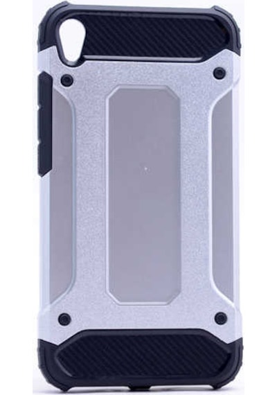 Kilifone - Asus Zenfone Live Zb501kl Uyumlu - Kılıf Çift Katman Koruyucu Crash Military Tank Kılıf - Gri Gri