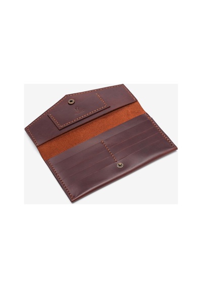 Elegance Leather El Yapımı Hakiki Deri Kadın Cüzdan Kahverengi - 631884675 kahverengi
