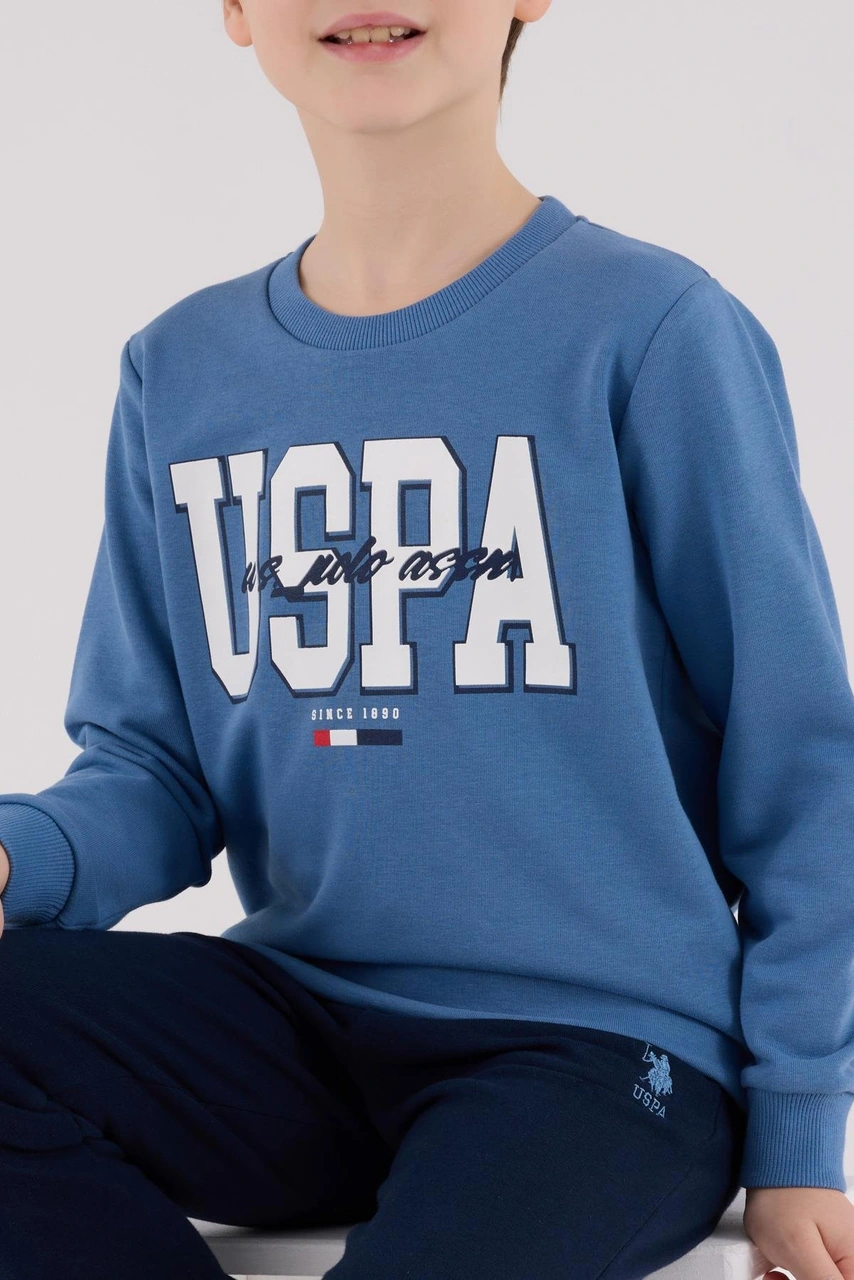 U.s. Polo Assn. Erkek Çocuk Eşofman Takımı Mavi-1780 Mavi
