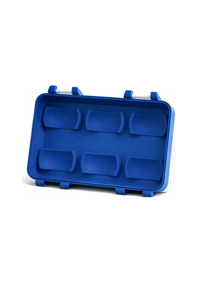Kapaklı 6 Lı Golf Topu Saklama Kutusu Sert Plastik Taşıma Kutusu Golf Top Organizer Box Çok Renkli