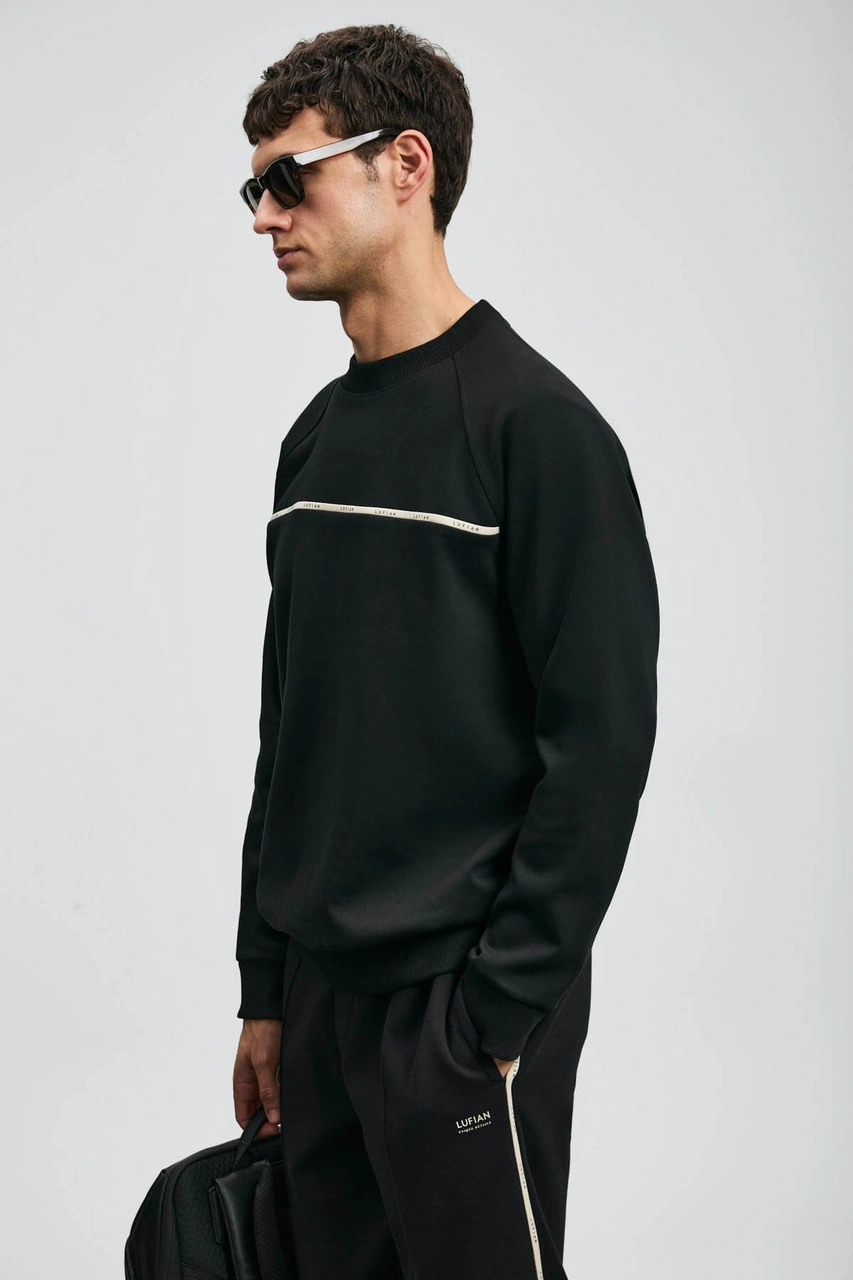 Lufian Cosmo Siyah Erkek Sweatshirt 112030181 Siyah