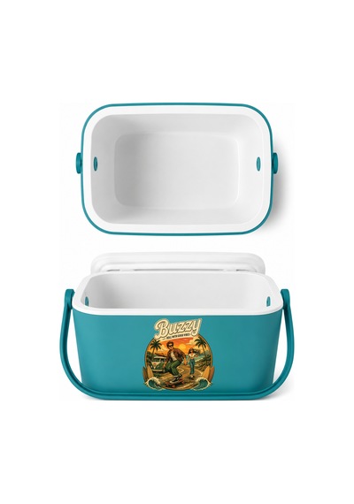 20 Lt Buzzy Retro Buzluk Termos 1179 Cooler Box -397 Turkuaz