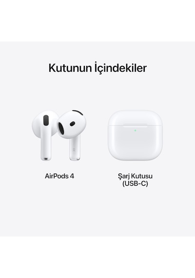 Apple AirPods 4 Bluetooth Kulak İçi Kulaklık (Apple Türkiye Garantili) Apple AirPods 4 Bluetooth Kulak İçi Kulaklık (Apple Türkiye Garantili)
