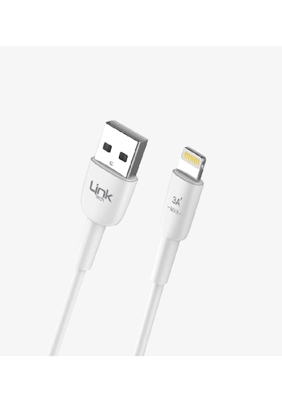 Linktech Lightning Şarj Kablosu 100cm - Yeni Nesil İphone 3a Usb-a Lightning Usb Şarj Kablosu