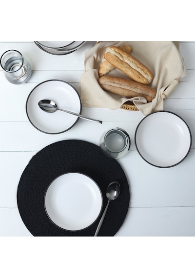 Simply Nordic Yemek Tabağı 18 Cm 6 Adet 19985 Beyaz