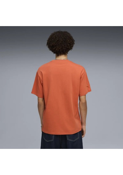 Puma Pl Lifestyle Tee Turuncu Erkek T-shirt