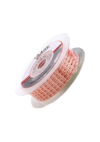 Kurdele Kanaviçe File Modeli 2 Cm (20 Metre) Pudra N11.10093