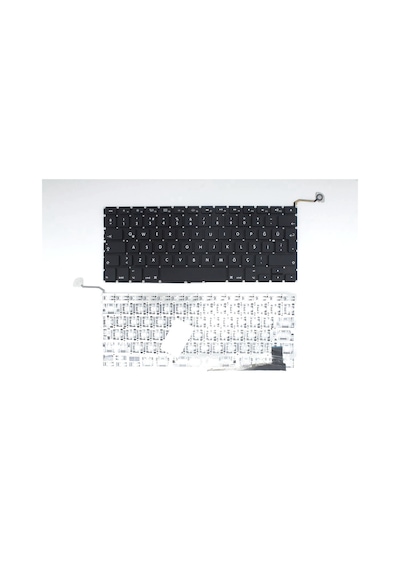 Apple Uyumlu MacBook Pro A1286 2009-2012 İle Notebook Klavye - Siyah - Tr - Büyük Enter