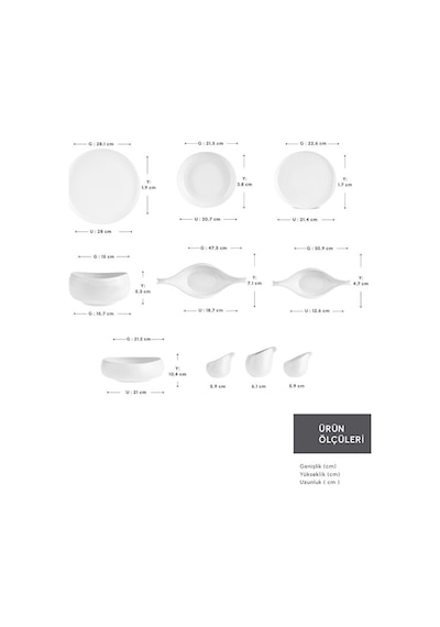 Karaca  Earth Collection Clay 55 Parça 12 Kişilik Yemek Takımı