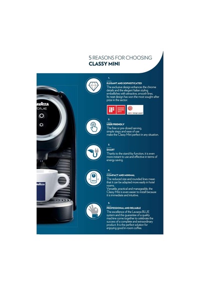 Blue Classy Mini Tekli Servis Espresso Kahve Makinesi Lb 300, 5,3 İnç X 13 İnç X 10,2 İnç 2 Kahve Seçimi: Basit Dokunmatik Kontroller, 1 Programlanabilir Ücretsiz Doz Ve 1 Ön Set Çok Renkli Blue Classy Mini Tekli Servis Espresso Kahve Makinesi Lb 300, 5,3 İnç X 13 İnç X 10,2 İnç 2 Kahve Seçimi: Basit Dokunmatik Kontroller, 1 Programlanabilir Ücretsiz Doz Ve 1 Ön Set Çok Renkli