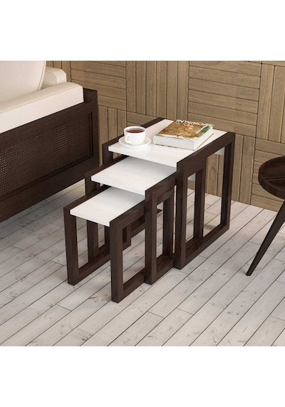 Hülya 3 Lü Zigon Sehpa Takımı Mdflam- High Gloss (414915756)