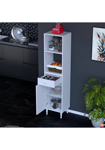 Modilayn Vio Fırın Dolabı 50x163,4x32.5 Cm Çekmeceli Kapaklı Mini/midi Mikrodalga Mutfak Dolabı Beyaz Modilayn Vio Fırın Dolabı 50x163,4x32.5 Cm Çekmeceli Kapaklı Mini/midi Mikrodalga Mutfak Dolabı Beyaz