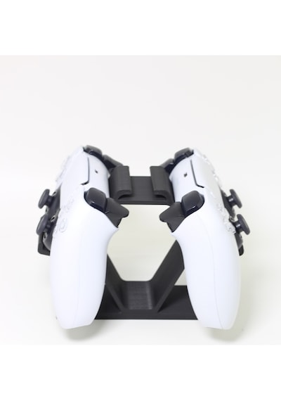 Gamepad - Oyun Kolu Standı Ps5 Ps4 Xbox Pc Uyumlu Üstten Arttırılabilir Mermer Beyazı Siyah