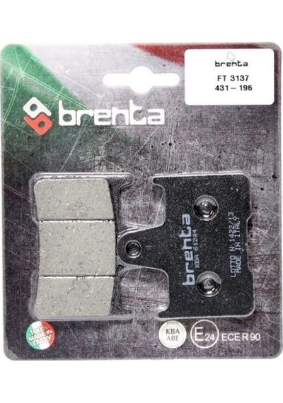 Kawasakı Zzr 1400 Arka Fren Balata Brenta Made İn İtaly