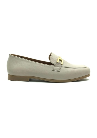 Ayakdaş 3727 Kadın Loafer Deri Babet Ayakkabı Nut