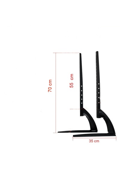 32-75" Evrensel Masaüstü Tv Stand Sabit Ekran Ayarlanır Yükseklik