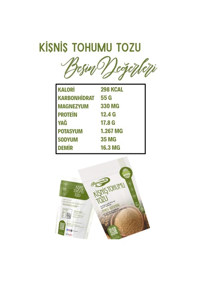 Kişniş Tohumu Tozu 100 Gr İnce Öğütülmüş Kişniş, Aromatik Baharat, Yemek Ve Soslar İçin