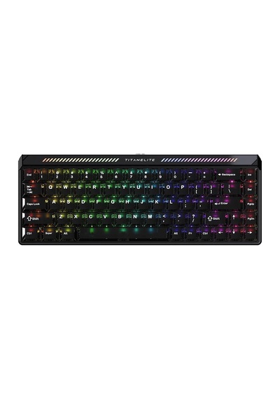 Fgg Madlions Titan 68 Turbo Hall Effect 8k Manyetik Oyuncu Klavyesi Polar Magnetic Rgb Switches-siyah