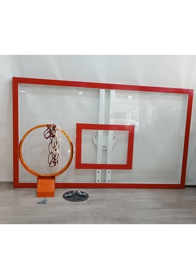 Mia Basketbol Panya Seti 105 180 8 Mm Solid Polikarbon 45 Cm Yaylı Çember