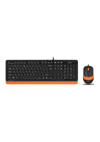 A4 TECH F1010 KABLOLU USB STANDART TURUNCU Q  KLAVYE+MOUSE