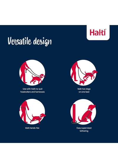 No Pull Yemek Takımı Ve Antrenman Tasması Kombi Paket, Stop Dog Pulling On Walks With Halti, Includes Medium Halti No