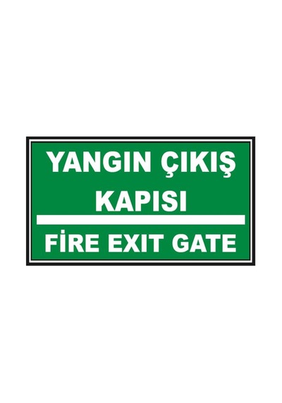 Fosforlu Yangın Çıkış Kapısı- Fire Exit Levhası - Fotolümenli (552043605)