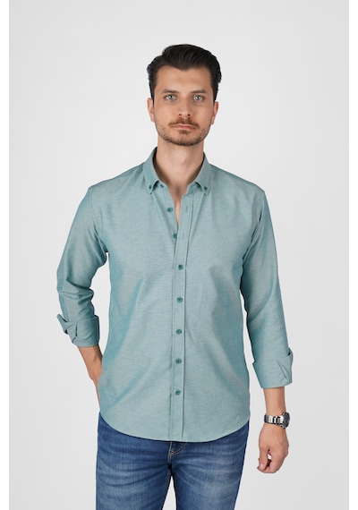 Mint Yeşili Yaka Düğmeli Premium Şamre Slimfit Erkek Gömlek Mint Yeşili Mint Yeşili Yaka Düğmeli Premium Şamre Slimfit Erkek Gömlek Mint Yeşili
