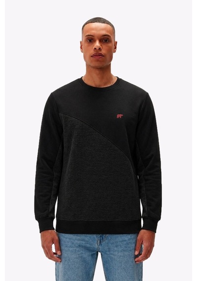 Bad Bear Tune Crewneck Man Nıght Sweatshırt 26.02.12.008-c01 Siyah