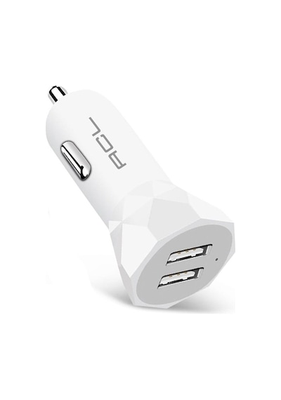 Ac-88 Araç Içi Çakmaklık Şarj Başlığı Çift Usb 2,4 Amper
