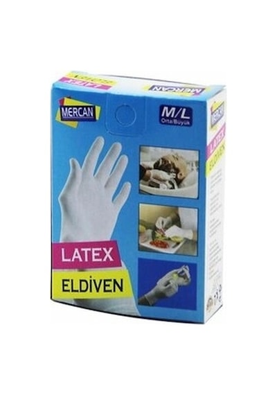Eldiven Latex Eldiven Muayene Eldiveni S/m 60 Adet