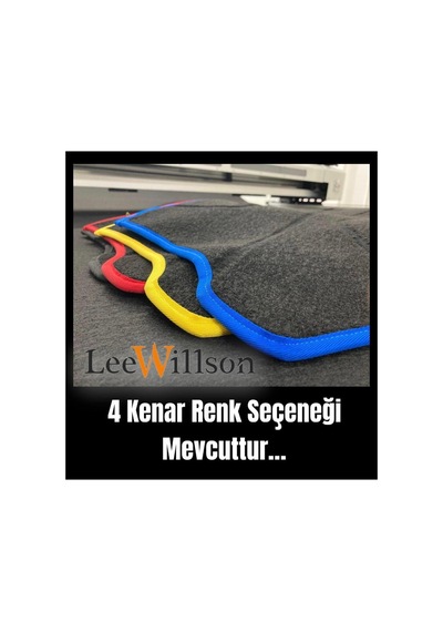 Opel Astra H Modellerine Uygun Torpido Koruma Halısı Siyah Kenar Renk Mavi