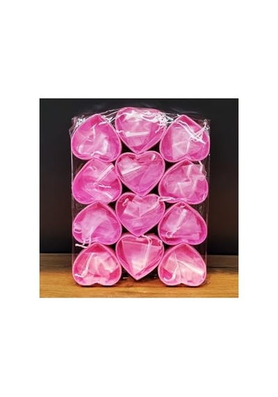 Pembe Kalpli Tül Kese Genel