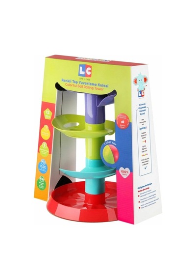 Mey İthalat Lc-30956 Renkli Top Yuvarlama Kulesi