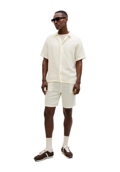 Jack & Jones Jpstjaiden Patras Erkek Şort Krem