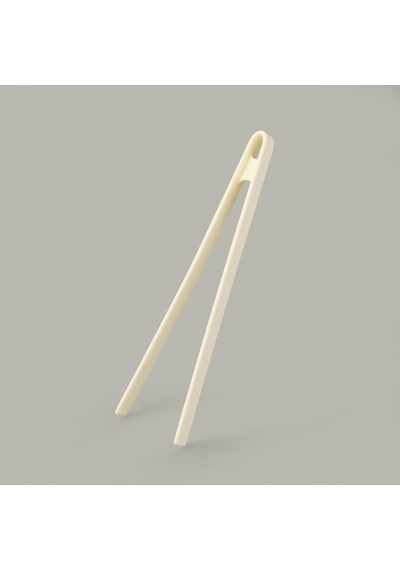 Aroww Silikon Maşa - Krem - 28 Cm Renkli