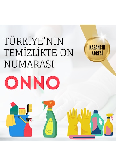 Onno Asprinn Çok Amaçlı Genel Temizleyici 4 Adet X 4000 Ml 4'lü Set