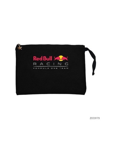 Zepplin Giyim Redbul Racing Team Siyah Clutch Astarlı Cüzdan / El Çantası Siyah