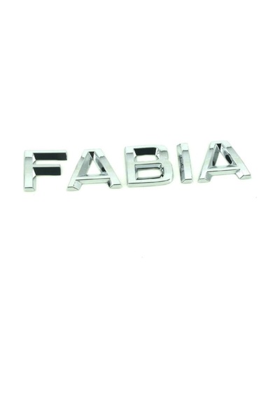 Skoda Fabia 2013 2018 Arka Bagaj Yazısı