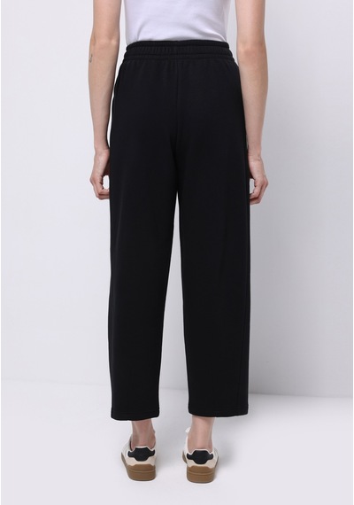 Colins Regular Fit Orta Bel Düz Kadın Siyah Eşofman Altı Cl1076081 Q1.v2 Blk Siyah