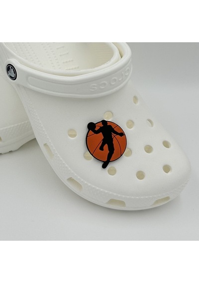 Crocs Terlik Süsü Ve Aksesuarı , Çanta Süsü Renkli Jibbitz Jordn Basket 01 Görselli Figür Aksesuarı Turuncu-siyah Crocs Terlik Süsü Ve Aksesuarı , Çanta Süsü Renkli Jibbitz Jordn Basket 01 Görselli Figür Aksesuarı Turuncu-siyah
