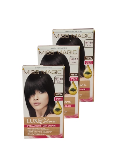 Miss Magic Saç Boyası 1.0 Siyah 3'lü