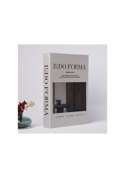 Kitap Görünümlü Dekoratif Kutu, İskandinav Tarzı Kitap Şeklinde Saklama Kutusu Ludo - Bgadekkutuludo