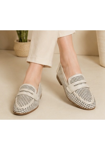 N Napa Shoe Np.22201.krem Deri Babet