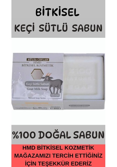Hmd Bitkisel Kozmetik Aktif Karbon + Keçi Sütlü Sabun 2 x 125 G